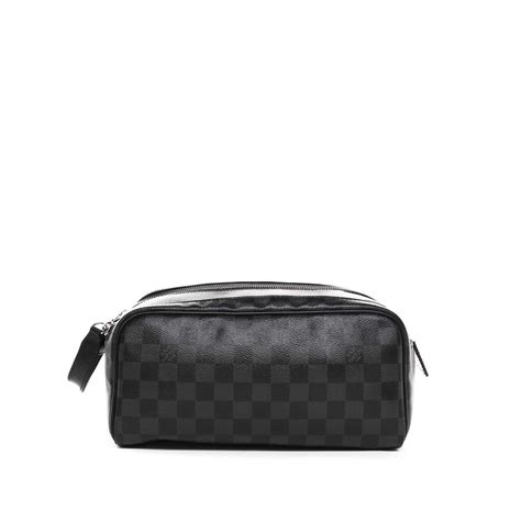 trousse de toilette damier noir imitation louis vuitton